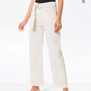 Reformation Madison High Waisted Belted Ankle Jeans Denim Jeans 24